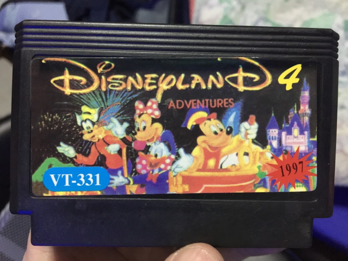 Famicom Game NES Disneyland 4 Advetures in the Magic Kingdom | eBay