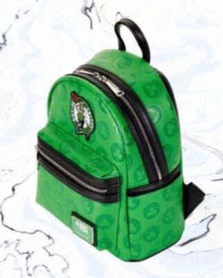 Loungefly NBA Boston Celtics Debossed Logo Mini Backpack Loungefly: NBA Boston Celtics Debossed Logo Mini Backpack  main image 2