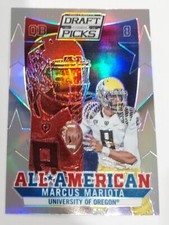 Marcus Mariota 2015 Panini Prizm Draft Picks SILVER Prizm All-American RC Oregon