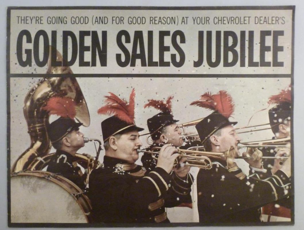 Vtg RARE 1962 62 Chevy Golden Sales Jubilee Sales Brochure Mailed to Customer eBay