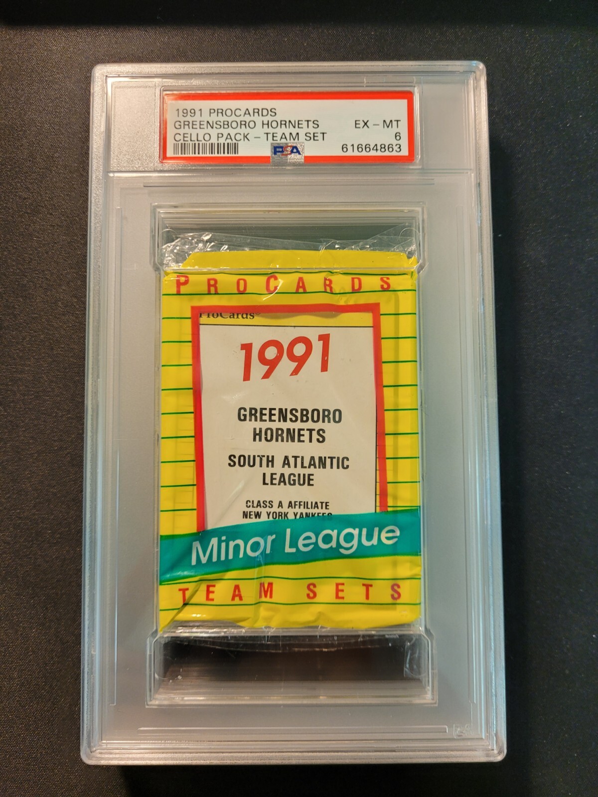 VERY RARE Mariano Rivera, First Minor Baseball Card, CELLO PACK, 1991 Greensboro