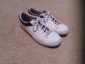 ladies leather tennis shoes