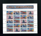 United States 33¢ All Aboard Railroad Train Postage Stamp #3333 MNH Full Sheet