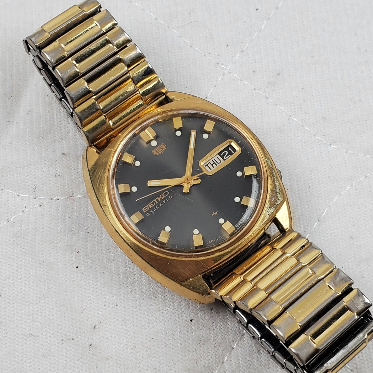 RARE VINTAGE 1960's SEIKO 5 5126-7000 AUTOMATIC 23 JEWELS JAPAN