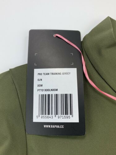 RAPHA Pro Team Training Jersey Olive Green Size XS New