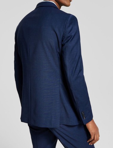 Tommy Hilfiger Men's Blue Wool 2-Piece Jacket & Pants Suit Size 36R 30W-30L - Picture 4 of 6