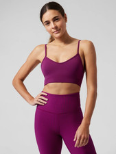 NEW ATHLETA Renew Bra A-C Small Purple NWT