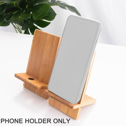Wooden Phone Holder Stand Mobile Smartphone Support Tablet Stand For Holder - Zdjęcie 3 z 7