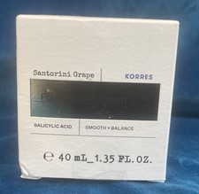 Korres Santorini Grape Poreless Skin Cream 1.5 FL Oz/40mL Unopened Original Pkg
