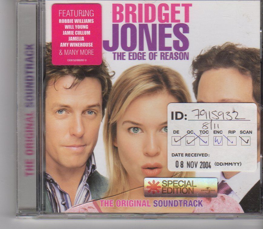 (FX674) Bridget Jones: The Edge Of Reason, Soundtrack - 2004 CD