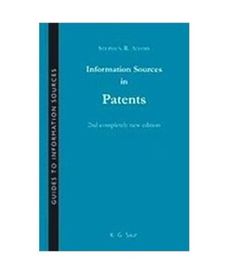 Information Sources in Patents, Adams, Stephen R