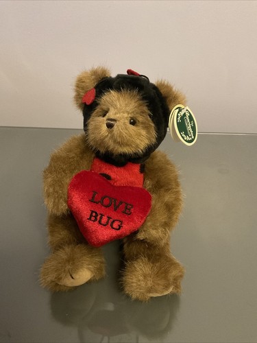 The Bearington Collection 10" brauner Liebeskäfer Valentinstagsbär neu mit Etikett - Bild 1 von 3