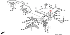 HONDA ACURA GENUINE OEM NSX Split Pin (2.0) Rear Lower Arm ☆ 90327-SL0-A00 ☆