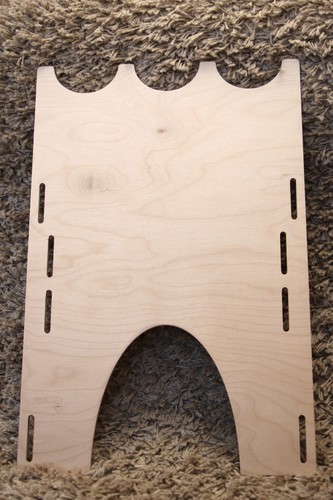 Closed Aperture Panels for Slot Together Wooden Guinea Pig Castle - Picture 4 of 8