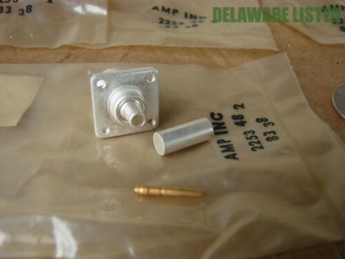 4x Cable de montaje de panel N hembra 4 orificios AMP TNC RG58 RG400 RG142 Conector de RF - Imagen 6 de 6