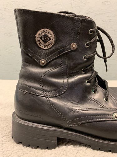 Harley Davidson Damen Stiefel Leder Motorrad D84070 Kelly Welt Spitze Größe 8 - Bild 2 von 17