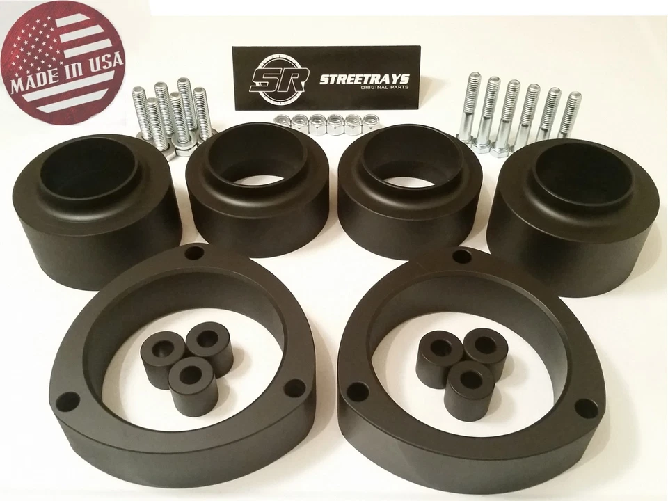 [SR] 99-05 Suzuki Vitara / XL-7 2" Kit Elevador Nivelación Bobina Delantera y Trasera (NEGRO) Foto 2 de 4