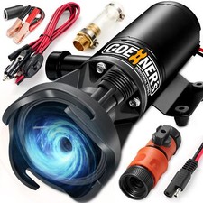 12V RV Macerator Pump Kit 12GPM Suction 3.2ft Lift Complete Ready to Use