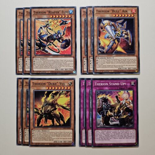 12x Therion Core Inc. Reaper Fum Duke Yul Bull Ain Stand Up DIFO Yugioh  - Picture 1 of 1