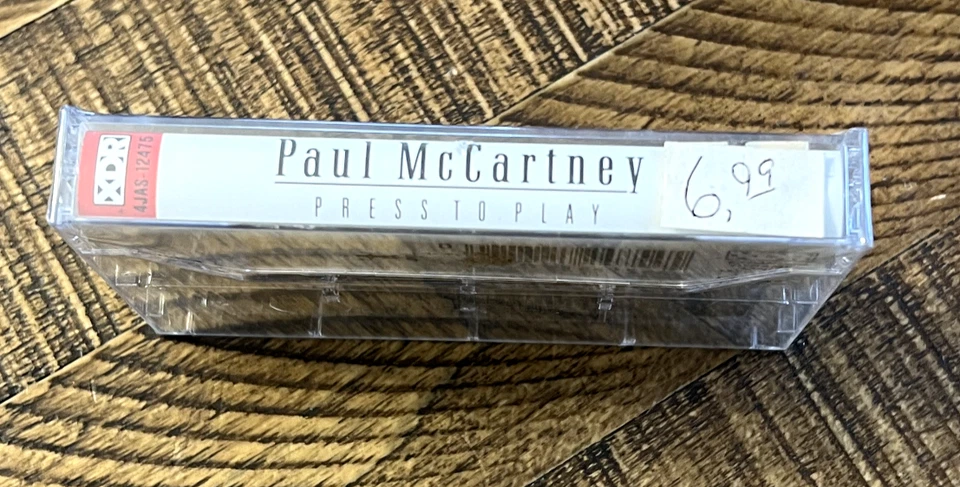 Factory SEALED - Paul McCartney PRESS TO PLAY Cassette 1986 Capitol XDR - NEW! - Image 2 of 3