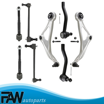 Fits NISSAN ALTIMA Tie Rod Sway Bar Control Arm and Ball Joint Assembly 8Pieces