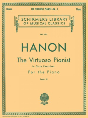 Hanon Virtuoso Pianist in 60 Exercises Book 3 Piano Solo Sheet Music 050257640