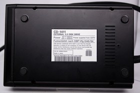 CCOMMODORE AMIGA CDTV CD-1411 FLOPPY DISK DRIVE ORIGINAL BLACK BOXED LV4 91222