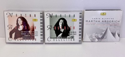 Martha Argerich 3 CD LOT Solo Works + Solo Works For Piano + Carte Blanche