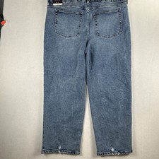 Ava  Viv High Rise 90s Straight Jeans Womens 20 actual 44x29.5 Denim NEW
