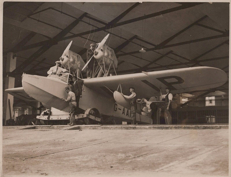Cutty Sark G-AAIP Flying Boat Isle of Wight Early Aviation 1929 - Original Photo