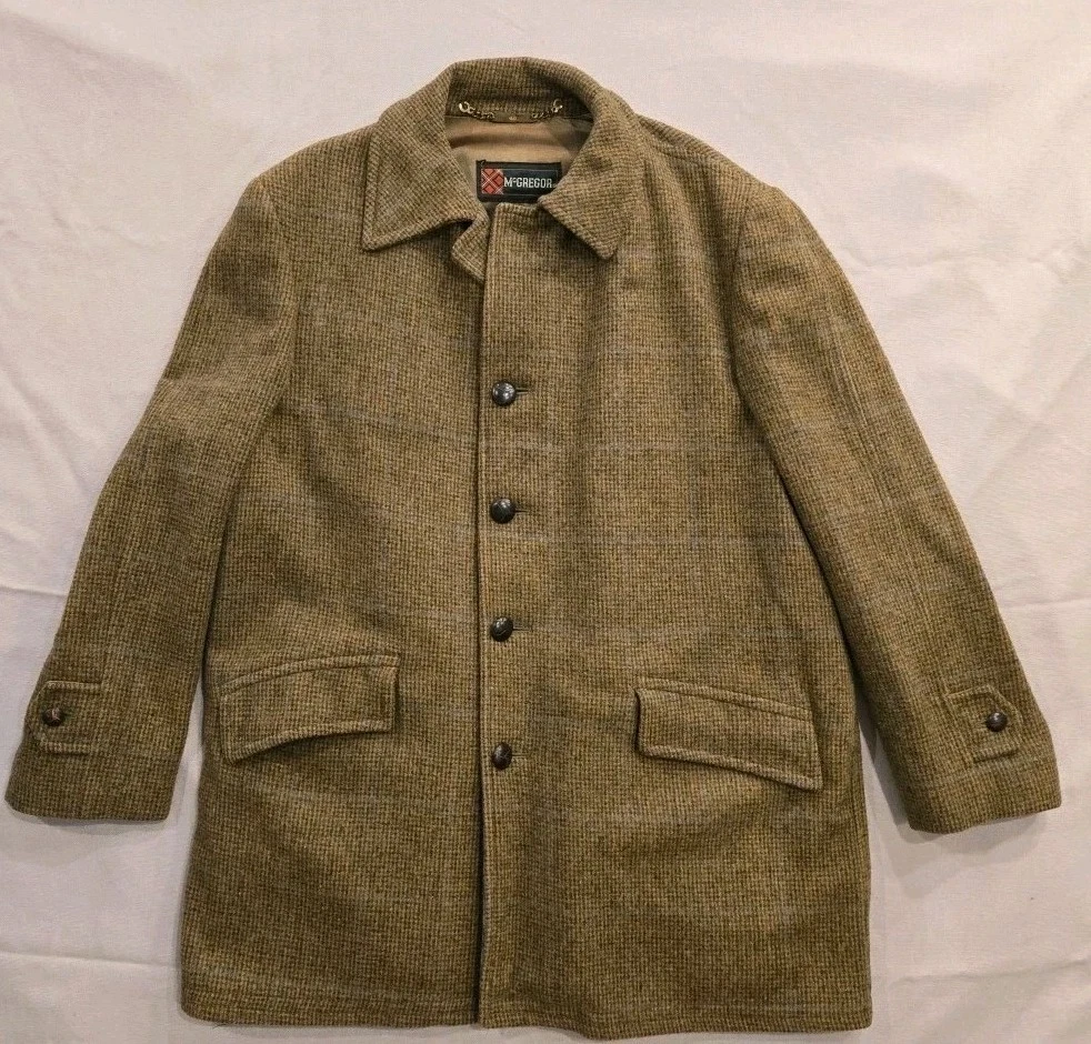 Tweed 1960s Vintage Outerwear Coats & Jackets for Men for sale | eBay