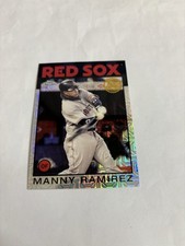 2021 Topps Chrome Mojo Refractor 1986 Anniversary #86C-38 Manny Ramirez Red Sox
