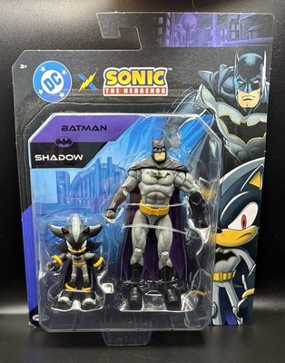 NEW Sonic The Hedgehog X DC Shadow Batman Knuckles Superman Tails