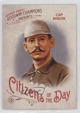 2009 Upper Deck Goodwin Champions Citizens of the Day Cap Anson #CD-3 HOF 0bt4