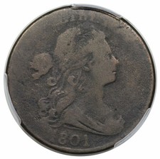 1798 1C First Hair Style, BN (Regular Strike) Draped Bust Cent