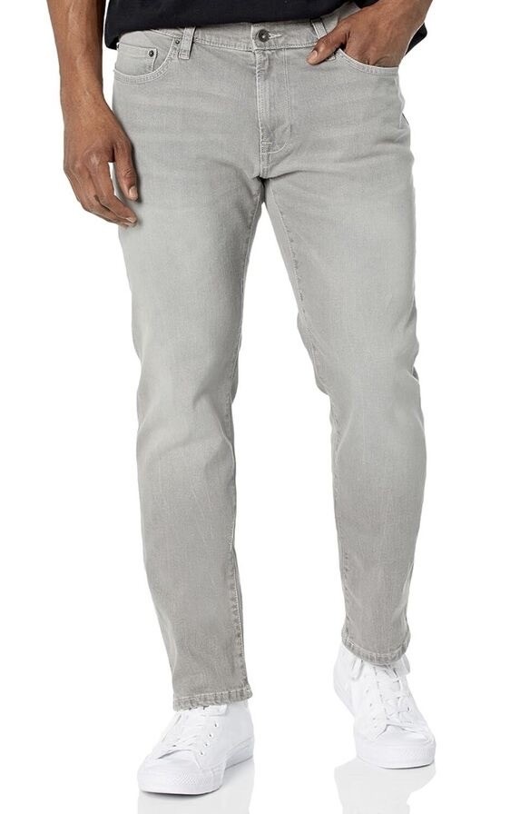 John Varvatos Men's Regular Fit Gray Jeans 31 NEW $218 J701EZ1-EBRB