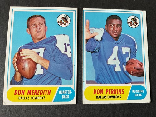 1968 TOPPS FOOTBALL DALLAS COWBOYS TEAM SET WITH (9) CARDS TOTAL - Picture 2 of 11