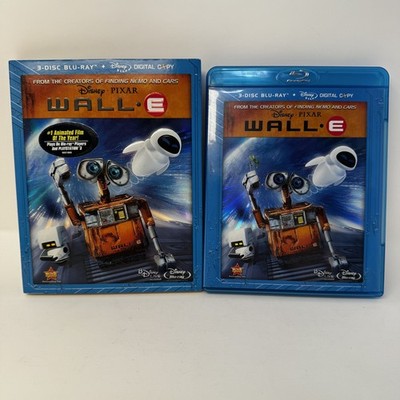 Wall.E (Blu-ray Disc, 2008, 3-Disc Set) w/ Slipcover: Tested & Works