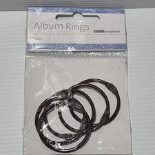 Kaisercraft "Dark Brown" - 3.5cm Album Rings 5pack - Crafts Scrapbooking