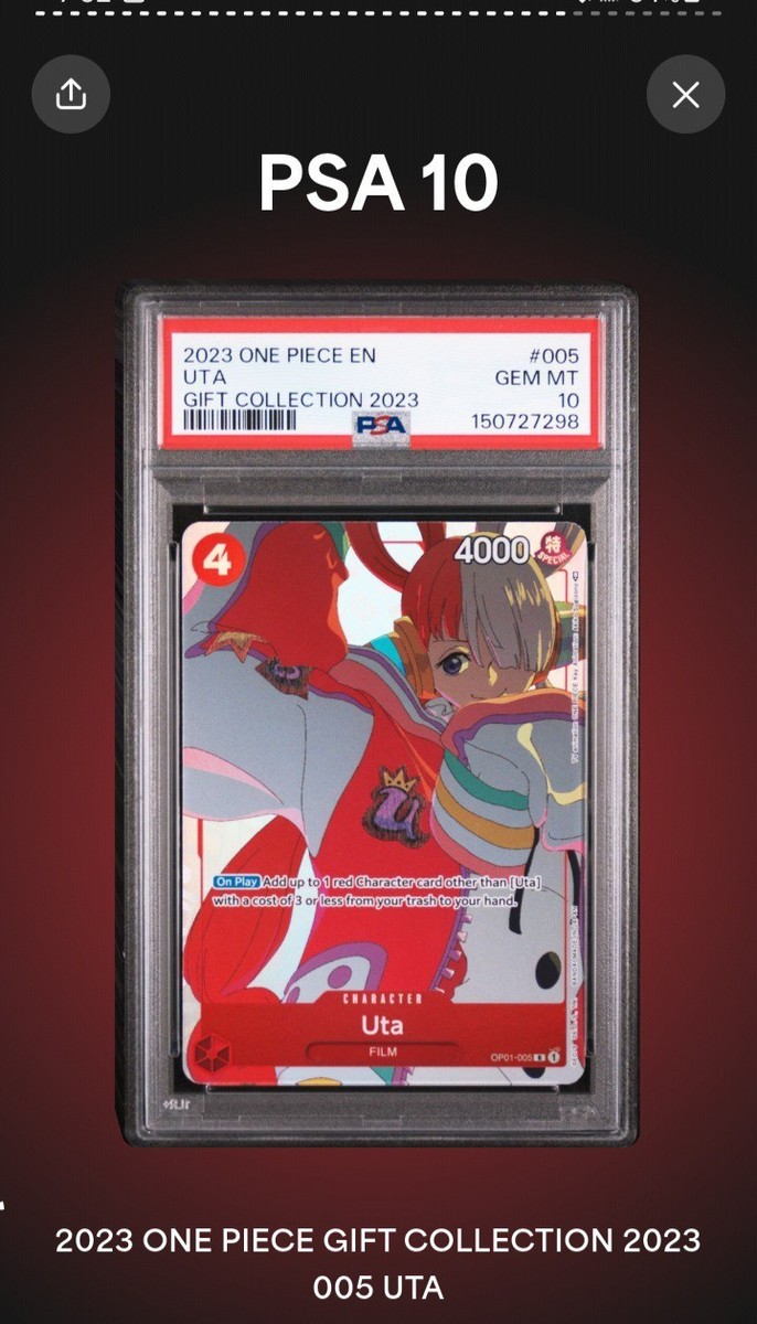 Uta (Gift Collection 2023) OP01-005 One Piece Promotion Cards Foil