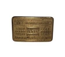 Vintage ABC American Bowling Congress  Most Improved Average  Belt Buckle Award