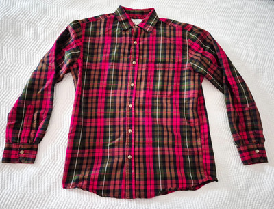 Rip Curl - Herren Langarm Hemd - Gr. S - Rot Kariert - sehr guter Zustand