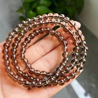 6mm Natural Smoky Quartz Crystal Beads Bracelet AAA