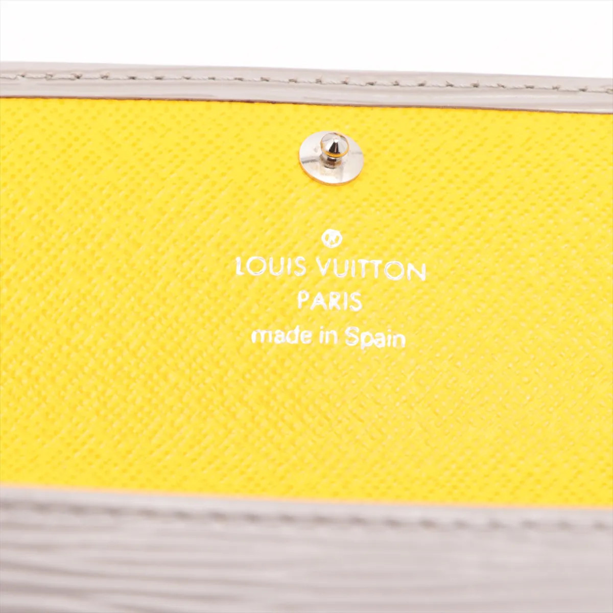 Louis Vuitton Epi Portefeuille Sarah M60318 Gray x yellow Long Wallet thumbnail 8