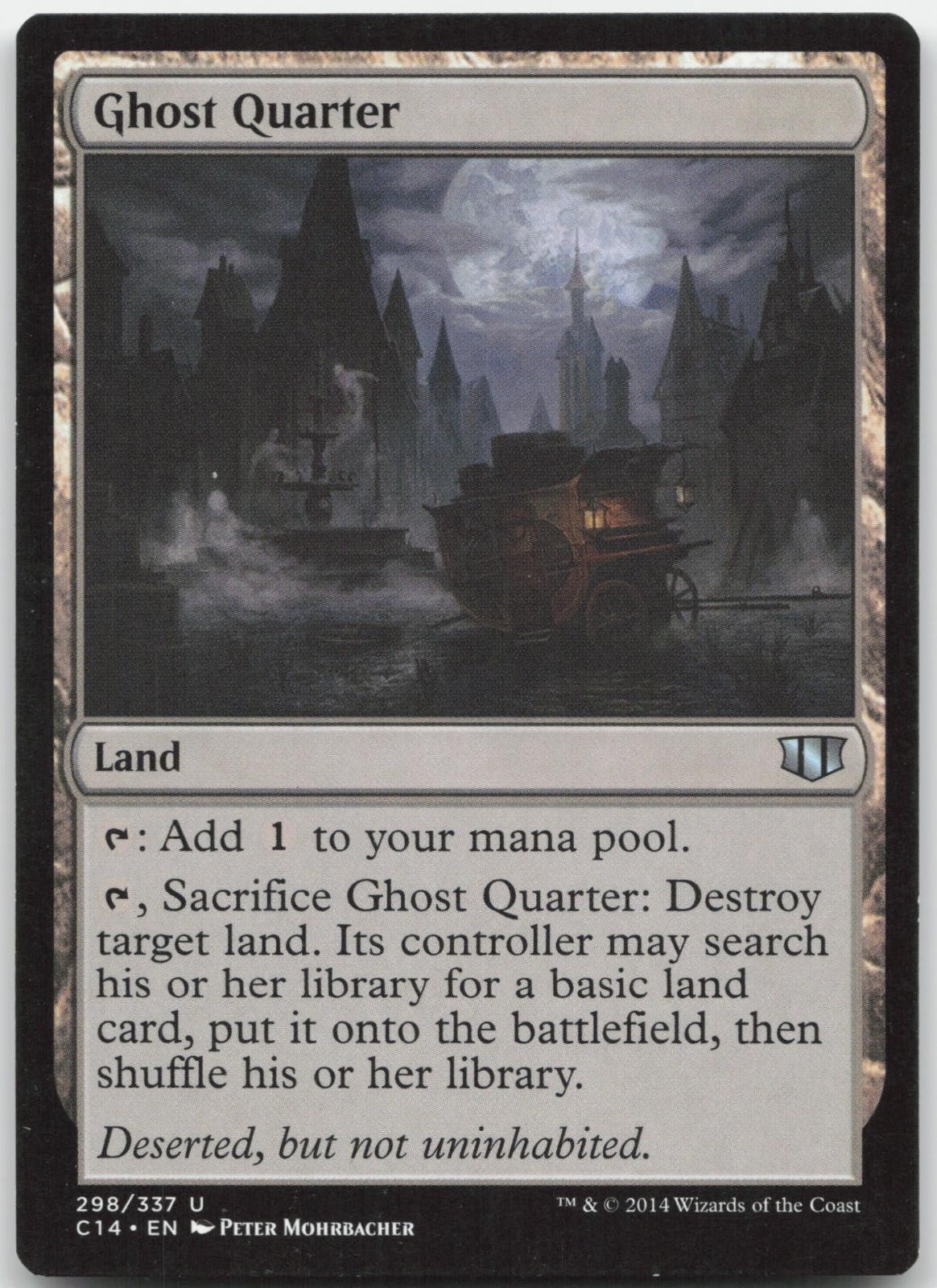Ghost Quarter - Commander 2014 - Uncommon - Magic: The Gathering