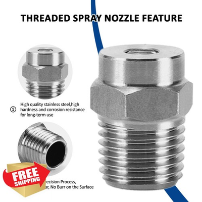 #ad 4pk Pressure Washer Tips 1 4quot; NPT 4000PSI Angles 0 40° Nozzles $27.99