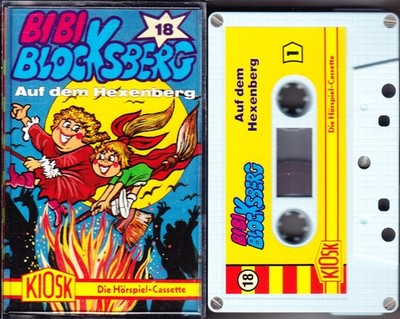 MC Bibi Blocksberg 18 - Auf dem Hexenberg - KIOSK alt gelb geschraubt