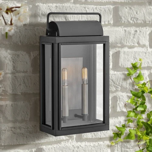 Hinkley Sag Harbor 16 1/2" High Black Outdoor Wall Light - Picture 1 of 3