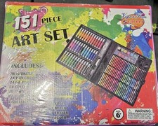 Art Supplies, 151 Piece Drawing Art kit, Child Gifts Art Set Case with Double...