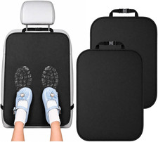 Back Seat Cover for Kids, 2 Pack Waterproof Kick Mats Backseat Protector, Car Se